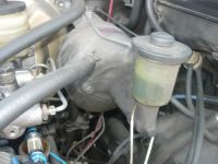 Original clutch booster in place